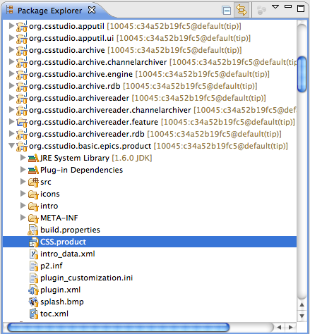 Eclipse Project Explorer